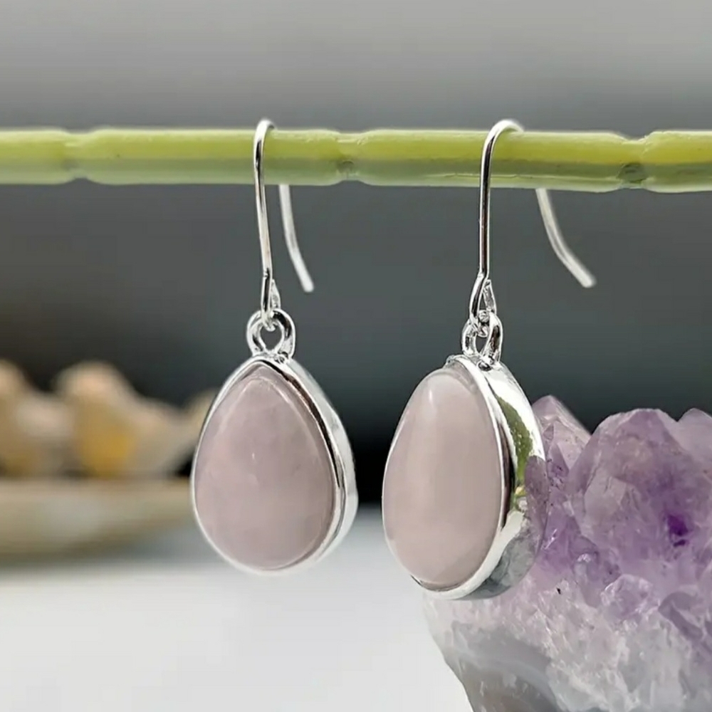 Retro Rose Drop Earrings